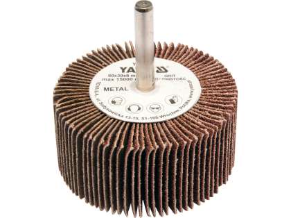 Perie Abrazivă Circulară Cu Tijă 60X30X6Mm, P60