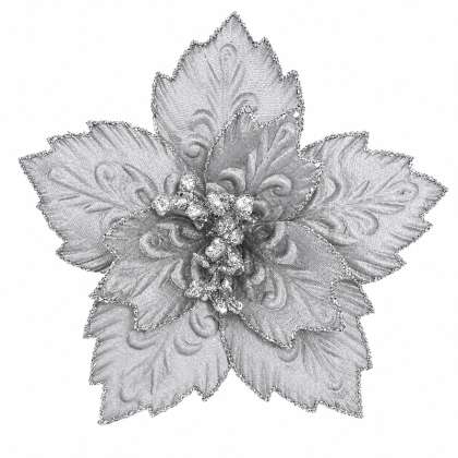 Floare Decorativa De Craciun 22x19cm Sysdh-a3025046