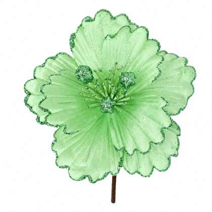 Floare Decorativa De Craciun 27x17cm Sysdh-a3025279