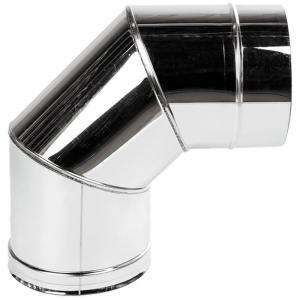 Cot Drept, Inox - 120 Mm