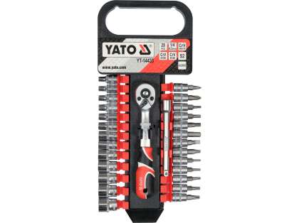 Set Tubulare Cu Accesorii 1/4'', 28 Piese