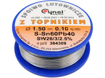 Cositor S-Sn60Pb40, 1,5Mm/100G