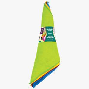 Lavete Microfibră Luxia Extra, Set 4 Buc, 30X40 Cm, 4 Culori (541178)