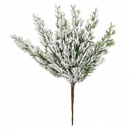 Crenguta Decorativa De Craciun - Ramuri Inghetate 30cm