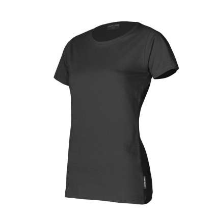 Tricou Bumbac (Dama) / Negru - S