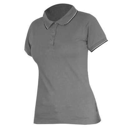 Tricou Bumbac Polo (Dama) / Gri - S