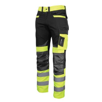 Pantalon Reflectorizant Slim-Fit / Verde - L