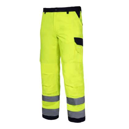 Pantalon Reflectorizant Premium / Verde - L