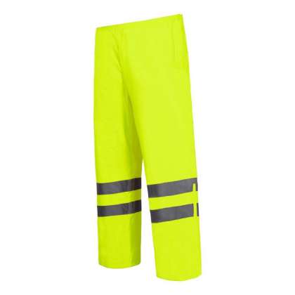 Pantalon Reflectorizant Impermeabil / Verde - S