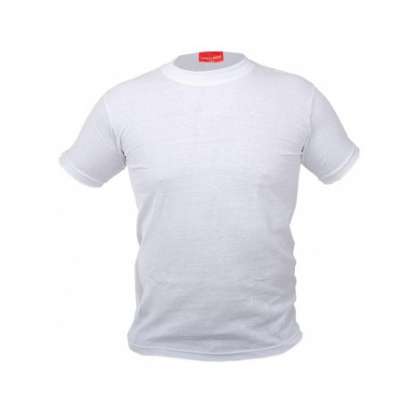 Tricou Bumbac / Alb - 2Xl