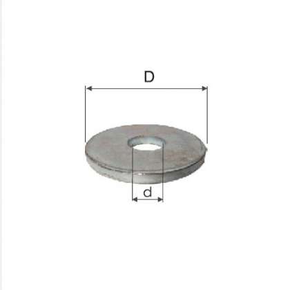 Saibe Zincate Late Groase M10 (11.1/33.7Mm), 250/Set