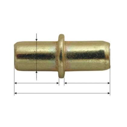 Suport Polita Rotund Cu Guler 5X7Mm / 5X17Mm