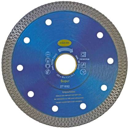 Disc Diamantat Pt.Ceramica - 115X1.3X10X22.23 Mm