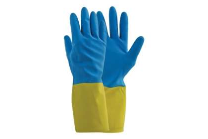 Mănuși lungi din neopren flocate la interior cu bumbac, suprafață de prindere cu formă anatomică