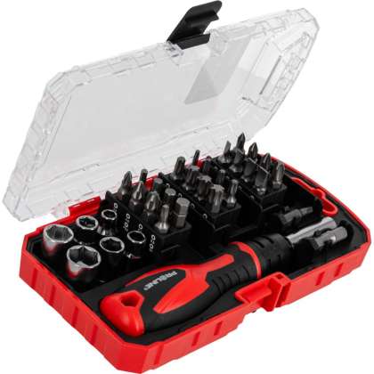 Set Varfuri Si Tubulare Cu Surubelnita - 33p.