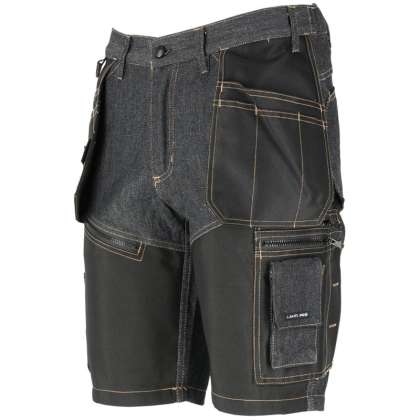 Pantalon Lucru Tip-blugi Scurt Intarit / Inchis - Xl
