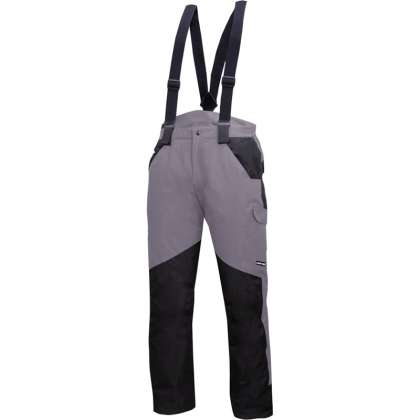 Pantalon Multifunctional Cu Bretele / Gri - M