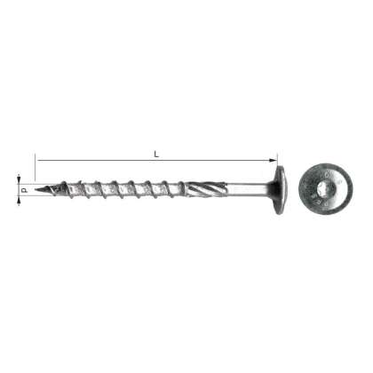 Suruburi Cu Cap Torx Torbante T40 8x160mm, 50/set