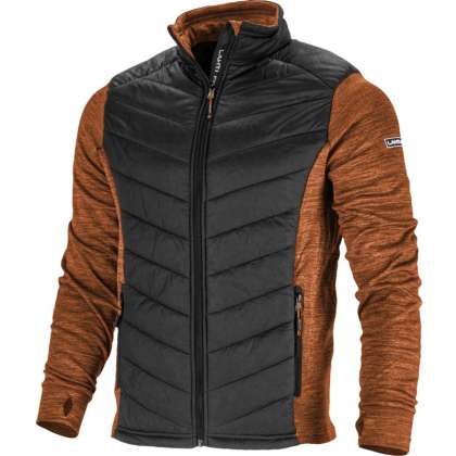 Jacheta Cu Imprimeu Si Matlasare / Maro-negru - S