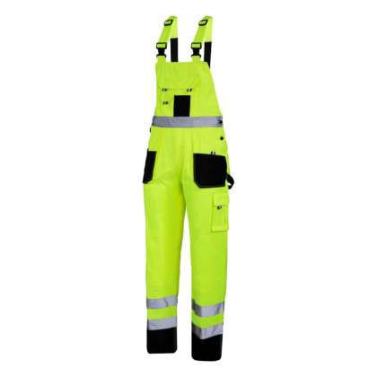 Salopeta Reflectorizanta Intarita / Verde - 2xl