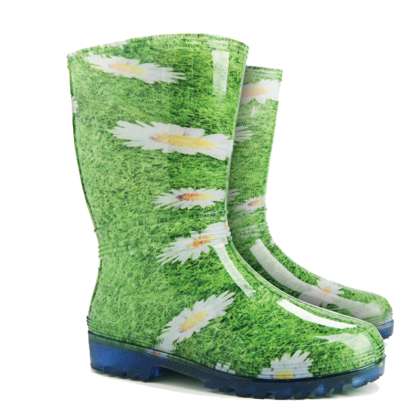 Cizma Pvc Cu Model Tip Floral (dama) - 40/41