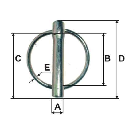 Siguranta Bolt Cu Inel 6.0x54mm / 3.2x36.5mm / 45mm