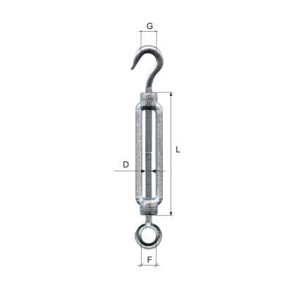 Intinzator Carlig - Inel 24mm / 23/34mmx255mm