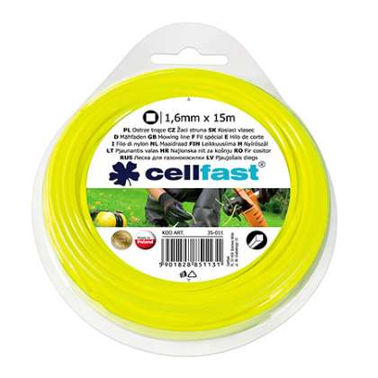 Fir Motocoasa Patrat 1.6mm / 15m