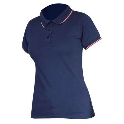 Tricou Bumbac Polo (dama) / Albastru - Xl