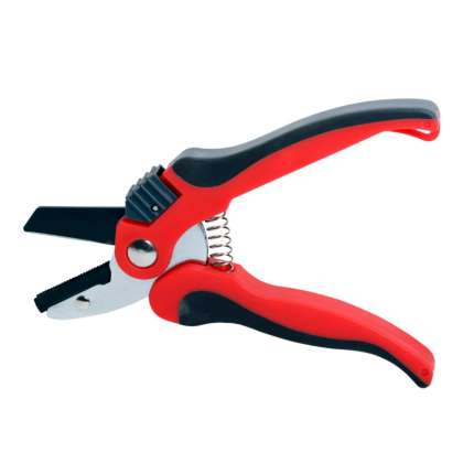 Foarfeca Vie Lata Cu Arc Si Maner Bimaterial / 19mm