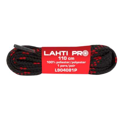 Siret Poliester Plat / Negru-gri - 110cm, 10/set