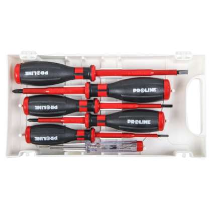 Set Surubelnite Izolate Maner Cauciuc + Tester - 6p.