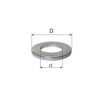 Saibe Zincate Inguste M27 (28.1/50.0mm), 30/set