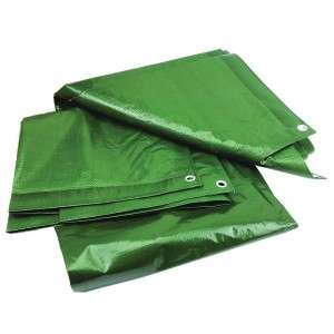 Prelata Cu Inele 120 G/Mp, 5X8 M, Verde