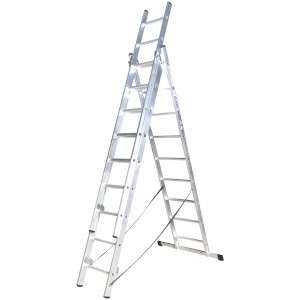 Scara Aluminiu Universal 2X 9 (7509) - 2.58 M (Alv)