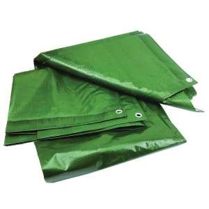 Prelata Cu Inele 120 G/Mp, 10X15 M, Verde