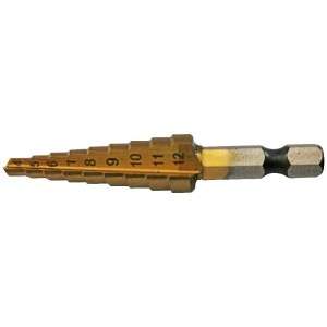 Burghiu Metal Hss Titanat In Trepte 4-12 Mm