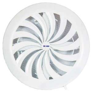 Grila Ventilatie Circulara, Cu Plasa, Dt Reglabil  80-150 Mm (Tm)