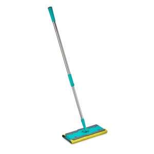 Mop Plat Clip-On Cu Laveta Microfibra, Coada Metalica Telescopica