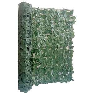 Gard Decorativ Artificial Frunze Artar Inchis 1.0X3.0 M