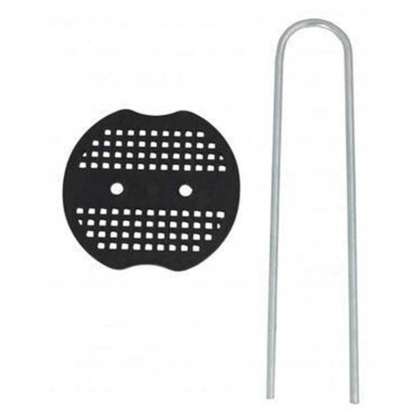 Cuie Tip U 15 Cm Cu Rozeta 6 Cm, Pt Fixare Folii - Set 20