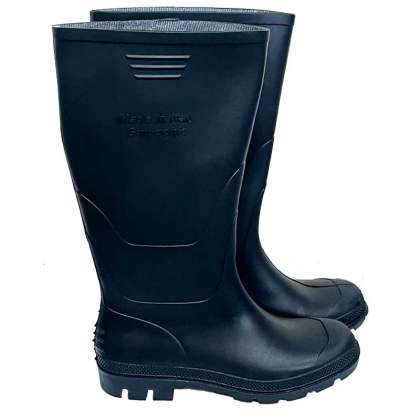 Cizme Pvc Inalte Ginocchio, Negru Nr. 46