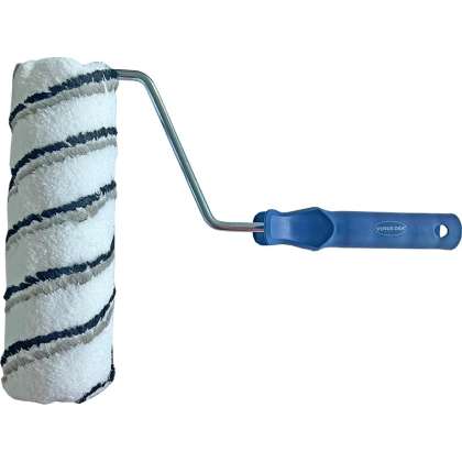 Rulou Vopsit, Microfibra (Dungi Negru-Gri) -7" (175 Mm)