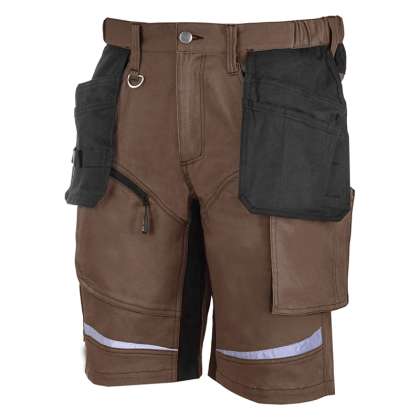 Pantalon Lucru Slim-fit Scurt / Maro - 2xl