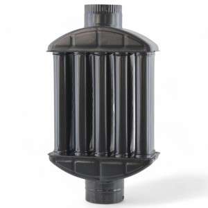 Recuperator Caldura Negru Mat 0.4 Mm - 120 Mm