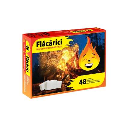 Pastile Pt. Aprins Focul "Flacarici" Albe - 48 Buc