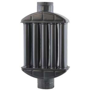 Recuperator Caldura Negru Mat 0.4 Mm - 120 Mm