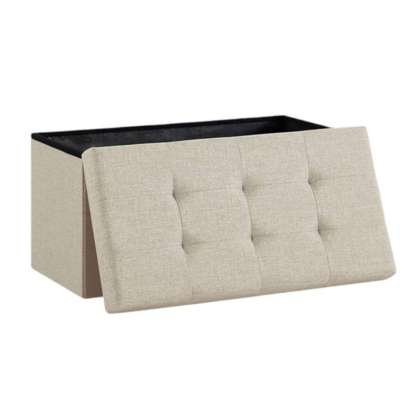 Taburet Pliabil Depozitare Dublu - 76x38x38cm / Kaki