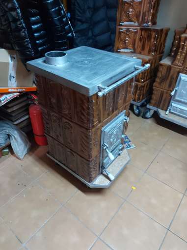 Soba turn 3 randuri cu plita stut si cu mana curenta 