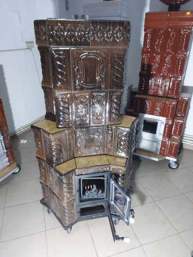 Soba colt ( steluta) 5 randuri plus garnitura , culoare gri-verde 